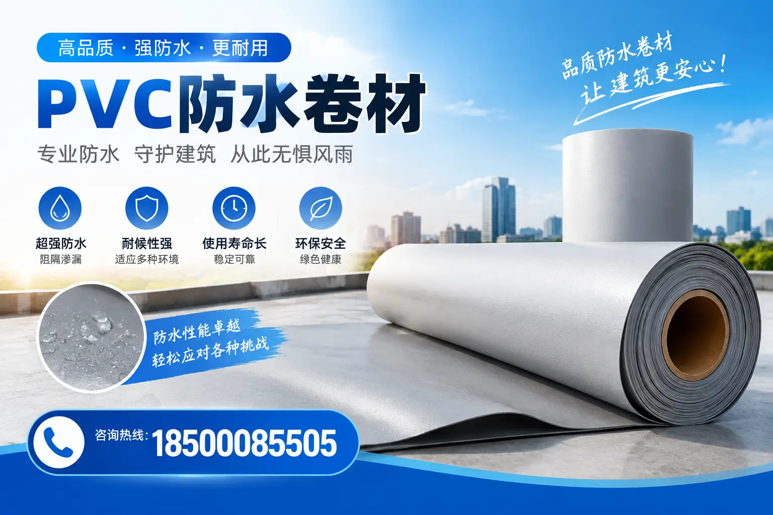 如何选择高质量的PVC防水卷材？阜阳消费者必看指南